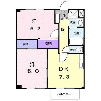 シャンブル・Ｆ 202【管理NO：1-009420001-02020】 ★家具家電は申し込み後に搬入しますの外観画像