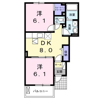 サニーヒルズⅠ 102【管理NO：1-019654501-01020】 ★家具家電は申し込み後に搬入します★の外観画像