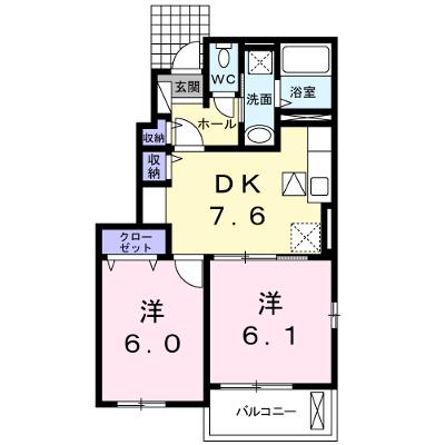 パール　Ｆ・Ⅰ 101【管理NO：1-019529701-01010】 ★家具家電は申し込み後に搬入します★の外観画像