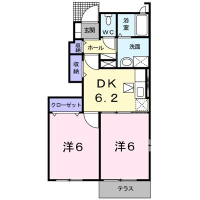 メゾン・ド・ブリュンヌⅡ 101【管理NO：1-015127602-01010】 ★家具家電は申し込み後に搬入します★の外観画像