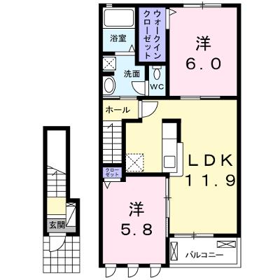 かのやⅠ 202【管理NO：1-025777001-02020】 ★家具家電は申し込み後に搬入します 2026年08月上旬入居可能の外観画像