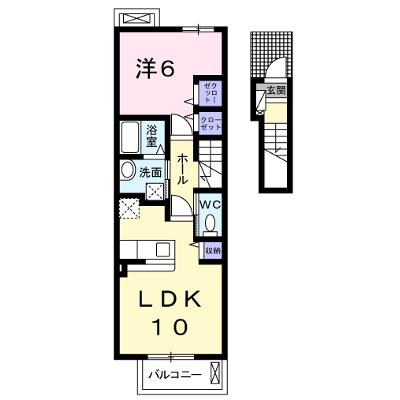 セトゥール　コート　Ⅲ 204【管理NO：1-024494301-02040】 ★家具家電は申し込み後に搬入します★の外観画像