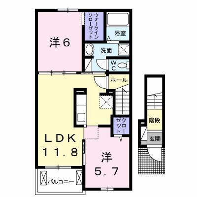 アルドール　アサヒ　Ⅱ 202【管理NO：1-022357702-02020】 ★家具家電は申し込み後に搬入します★の外観画像