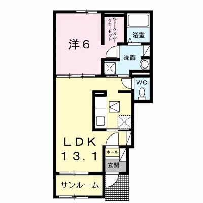 アルドール　アサヒ　Ⅰ 102【管理NO：1-022357701-01020】 ★家具家電は申し込み後に搬入します★の外観画像