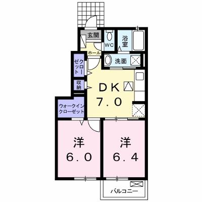 ローズガーデン　ＴＫ 102【管理NO：1-019709601-01020】 ★家具家電は申し込み後に搬入します★の外観画像