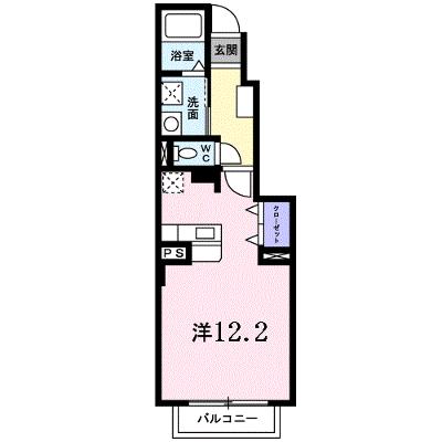 カーク　Ｂ棟 102【管理NO：1-018510302-01020】 ★家具家電は申し込み後に搬入します★の外観画像