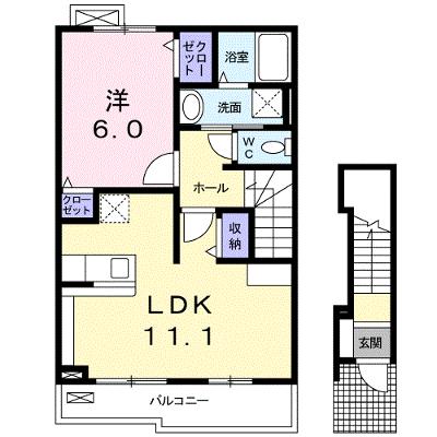 アクティブ・ベル　Ｋ 202【管理NO：1-018101801-02020】 ★家具家電は申し込み後に搬入します★の外観画像