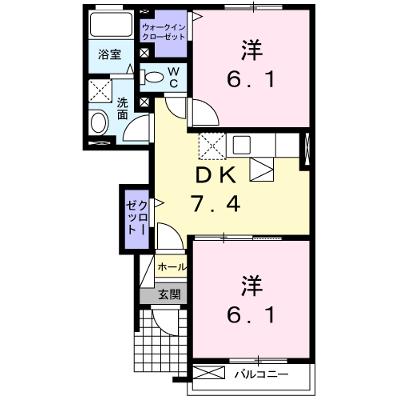 ノバⅡ 102【管理NO：1-017196902-01020】 ★家具家電は申し込み後に搬入しますの外観画像
