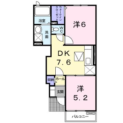 Ｒ・レオーネ 102【管理NO：1-015835701-01020】 ★家具家電は申し込み後に搬入します★の外観画像