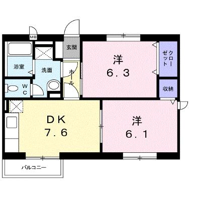 サンヒルズ三郷 201【管理NO：1-010139101-02010】 ★家具家電は申し込み後に搬入しますの外観画像