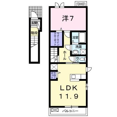 ブリッサ　ＮＴ 201【管理NO：1-020278901-02010】 ★家具家電は申し込み後に搬入しますの外観画像