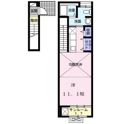コンパートメント　アゴラ 202【管理NO：1-019374701-02020】 ★家具家電は申し込み後に搬入します 2026年08月中旬入居可能の外観画像
