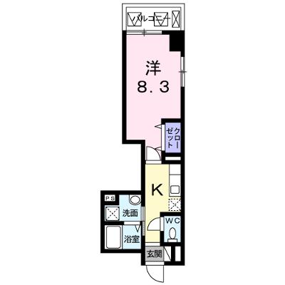 アンランジュ 505【管理NO：1-020555301-05040】 ★家具家電は申し込み後に搬入します 2026年08月中旬入居可能の外観画像