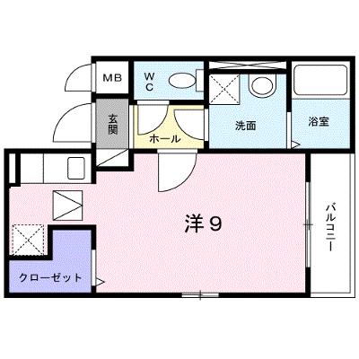 アンジュ今林 102【管理NO：1-018166101-01020】 ★家具家電は申し込み後に搬入しますの外観画像