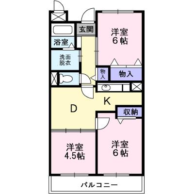 ブランドール板原 401【管理NO：1-010862101-04010】 ★家具家電は申し込み後に搬入しますの外観画像