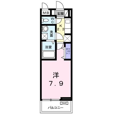 メゾン・ド・ラペ 202【管理NO：1-025290001-02020】 ★家具家電は申し込み後に搬入しますの外観画像