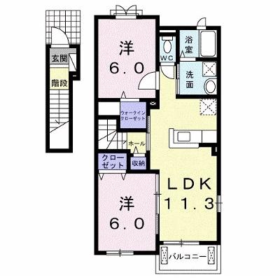 ルミエール’Ｍ 201【管理NO：1-020684701-02010】 ★家具家電は申し込み後に搬入します 2026年08月下旬入居可能の外観画像