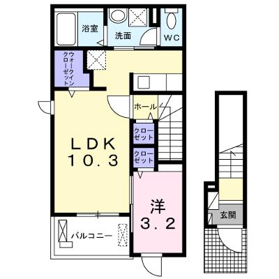 ソレアードプラーサⅥ 201【管理NO：1-027232901-02010】 ★家具家電は申し込み後に搬入します★の外観画像