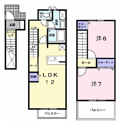 メゾン・デスパシオ 202【管理NO：1-013261801-02020】 ★家具家電は申し込み後に搬入しますの外観画像