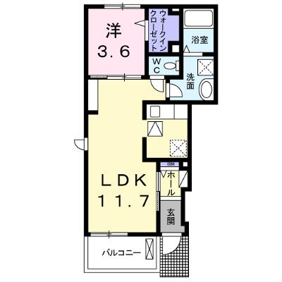 プレジール　Ⅱ 101【管理NO：1-023103502-01010】 ★家具家電は申し込み後に搬入しますの外観画像