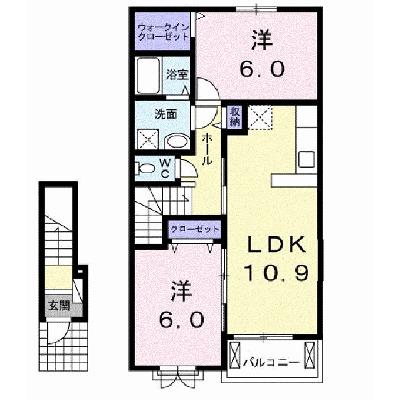 エン　フィールド 205【管理NO：1-020853601-02040】 ★家具家電は申し込み後に搬入します 2026年08月上旬入居可能の外観画像