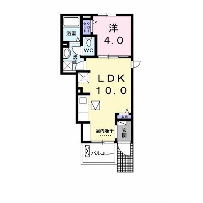 ローズ・ブローテＢ 103【管理NO：1-020718302-01030】 ★家具家電は申し込み後に搬入しますの外観画像