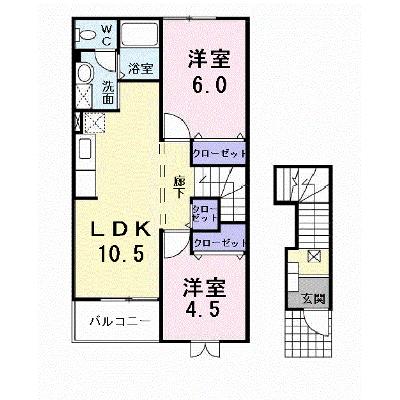 レジーナ２２ 202【管理NO：1-011903001-02020】 ★家具家電は申し込み後に搬入しますの外観画像