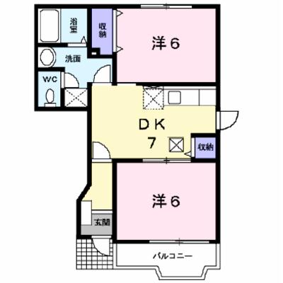 メゾン・グリシーヌ 103【管理NO：1-010466701-01030】 ★家具家電は申し込み後に搬入しますの外観画像