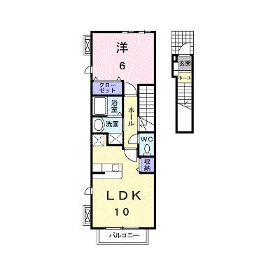 アテスウェイ 202【管理NO：1-017116101-02020】 ★家具家電は申し込み後に搬入しますの外観画像