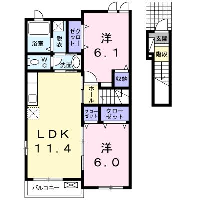ＶｉｏｌａⅡ 202【管理NO：1-016040602-02020】 ★家具家電は申し込み後に搬入しますの外観画像