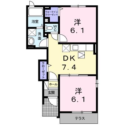 アドニードⅢ 105【管理NO：1-015974101-01040】 ★家具家電は申し込み後に搬入しますの外観画像