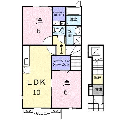 グランツオーヴェルⅡ 201【管理NO：1-015593302-02010】 ★家具家電は申し込み後に搬入しますの外観画像