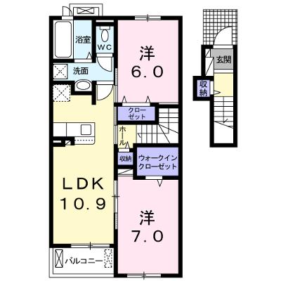 アルモニー八代Ⅱ 203【管理NO：1-024822302-02030】 ★家具家電は申し込み後に搬入しますの外観画像