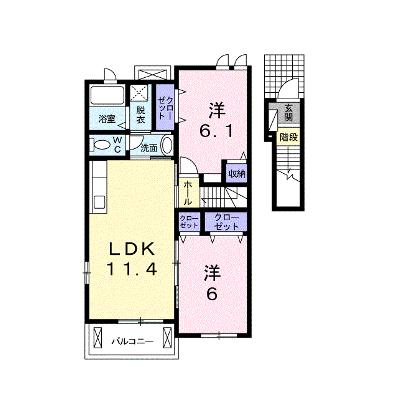 グレイス　Ｖｉｌｌａ　Ⅱ 205【管理NO：1-016733302-02040】の外観画像