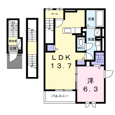 クレール東寺尾 302【管理NO：1-027993401-03020】 ★家具家電は申し込み後に搬入します★の外観画像