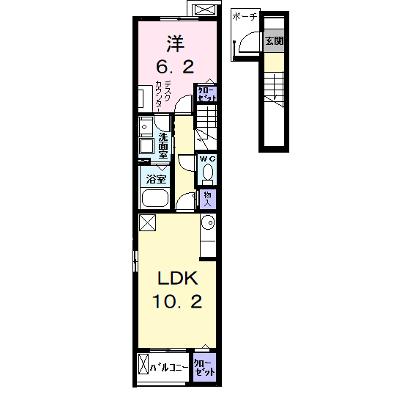 サザンカ　ガーデン 205【管理NO：1-027754601-02040】 ★家具家電は申し込み後に搬入します★の外観画像