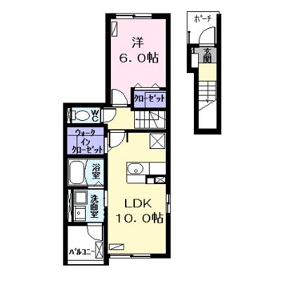 コンフォール　メゾン　Ｂ 201【管理NO：1-025539302-02010】 ★家具家電は申し込み後に搬入します 2026年08月上旬入居可能の外観画像