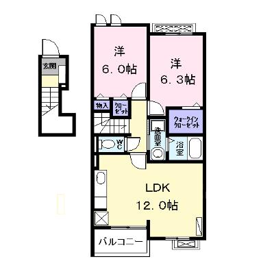 メゾン・ド・ソレーユⅡＢ 202【管理NO：1-017769502-02020】 ★家具家電は申し込み後に搬入します 2026年07月上旬入居可能の外観画像