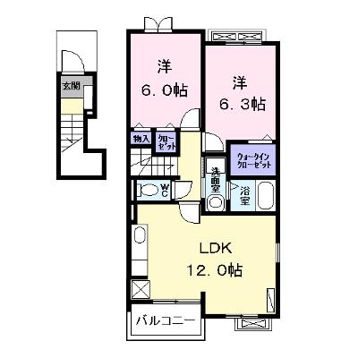 メゾン・ド・ソレーユⅡＢ 201【管理NO：1-017769502-02010】 ★家具家電は申し込み後に搬入します 2026年07月上旬入居可能の外観画像
