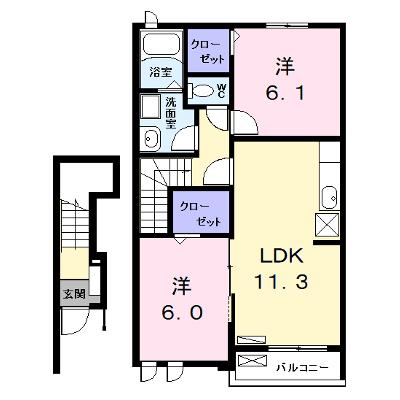 ＮＥＳＴ（ネスト 205【管理NO：1-016970701-02040】 ★家具家電は申し込み後に搬入します 2026年07月中旬入居可能の外観画像