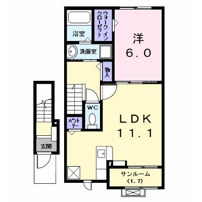 カンファタブル＿ＫⅡ 203【管理NO：1-028474202-02030】 ★家具家電は申し込み後に搬入しますの外観画像