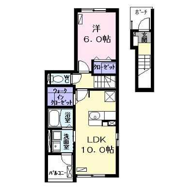 コンフォール　メゾン　Ａ 201【管理NO：1-025539301-02010】 ★家具家電は申し込み後に搬入します 2026年07月中旬入居可能の外観画像