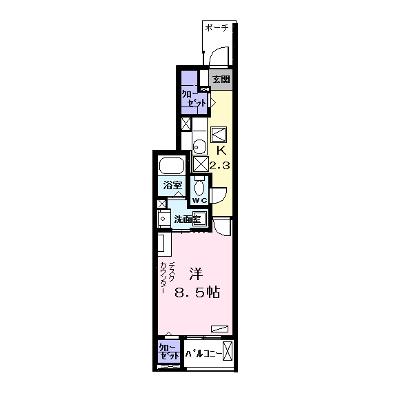 サンライトⅢ 102【管理NO：1-024587401-01020】 ★家具家電は申し込み後に搬入します 2026年07月中旬入居可能の外観画像