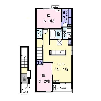 クレールメゾン 202【管理NO：1-022822701-02020】 ★家具家電は申し込み後に搬入します★の外観画像