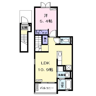 グレイス　ヒルズ　Ⅰ 202【管理NO：1-017000401-02020】 ★家具家電は申し込み後に搬入します 2026年08月下旬入居可能の外観画像