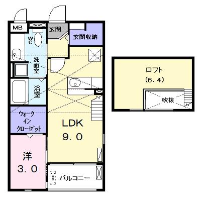 カサブランカ　エフ 201【管理NO：1-015901301-02010】 2026年07月中旬入居可能の外観画像