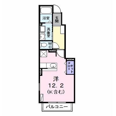 フラン大治 103【管理NO：1-014699401-01030】 ★家具家電は申し込み後に搬入します★の外観画像