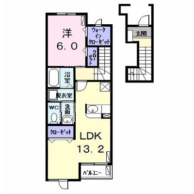 ソレイユＡ 202【管理NO：1-013419001-02020】 ★家具家電は申し込み後に搬入しますの外観画像