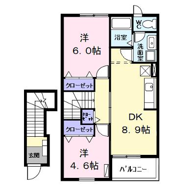 サザンウィンド　ＰａｒｔⅥ 203【管理NO：1-011204501-02030】 ★家具家電は申し込み後に搬入します 2026年07月中旬入居可能の外観画像