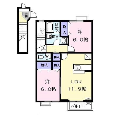 グリーンパークＭ 201【管理NO：1-010733701-02010】 ★家具家電は申し込み後に搬入しますの外観画像